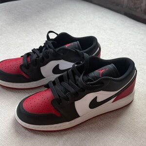 Air Jordan 1 "Bred Toe" Low Top Sneaker